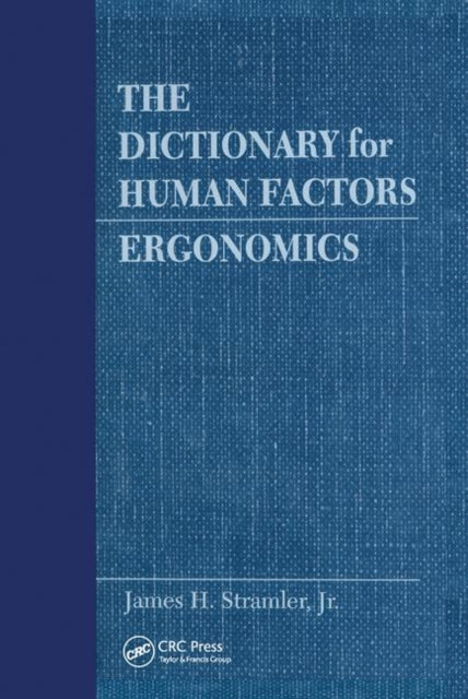 Book cover of: Dictionary for Human Factors/Ergonomics