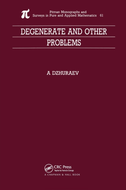 Book cover of: Degenerate and Other Problems