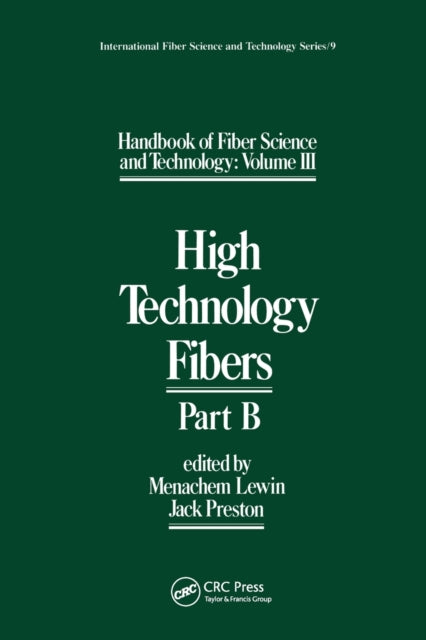 Book cover of: Handbook of Fiber Science and Technology Volume 2