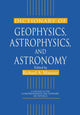 Book cover of: Dictionary of Geophysics, Astrophysics, and Astronomy