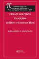 Book cover of: Strain Solitons in Solids and How to Construct Them. By: Alexander M. Samsonov