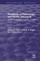 Book cover of: Handbook of Psychology and Health, Volume IV. By: Shelley E. Taylor