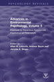 Book cover of: Advances in Environmental Psychology, Volume 6. By: Allen H. Lebovits
