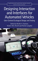 Book cover of: Designing Interaction and Interfaces for Automated Vehicles