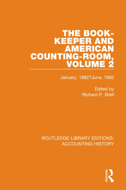 Book cover of: Book-Keeper and American Counting-Room Volume 2. By: Richard P. Brief
