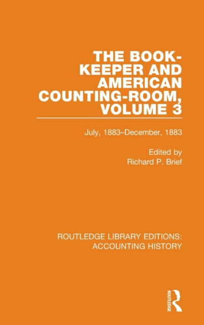 Book cover of: Book-Keeper and American Counting-Room Volume 3. By: Richard P. Brief
