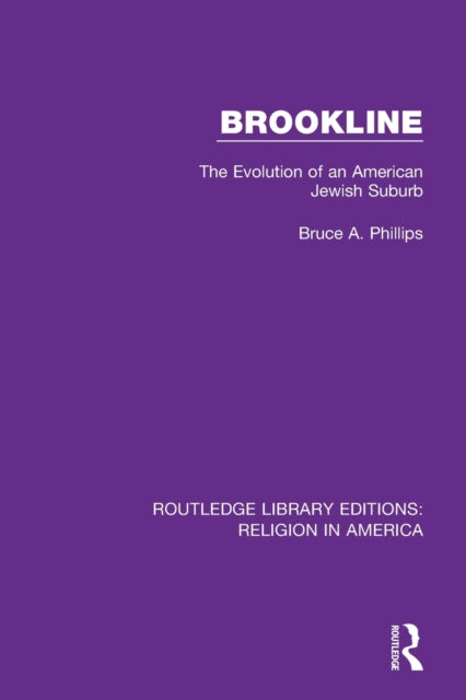 Book cover of: Brookline. By: Bruce A. Phillips