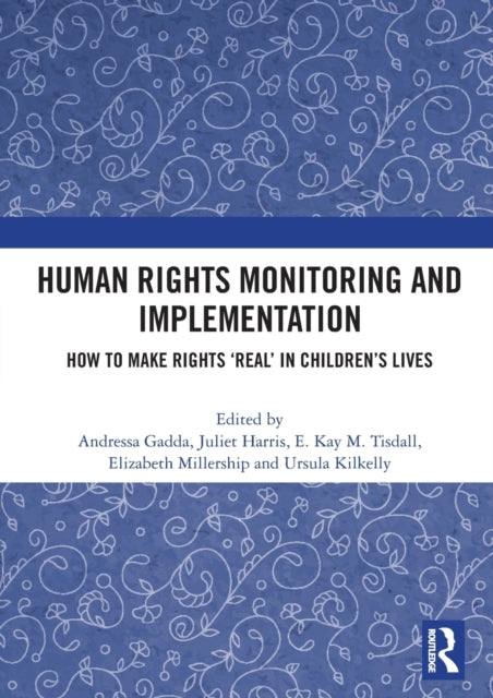 Book cover of: Human Rights Monitoring and Implementation. By: Andressa M. Gadda