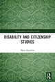 Book cover of: Disability and Citizenship Studies. By: Marie Sépulchre