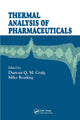 Book cover of: Thermal Analysis of Pharmaceuticals. By: Duncan Q. M. Craig