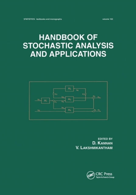 Book cover of: Handbook of Stochastic Analysis and Applications. By: D. Kannan