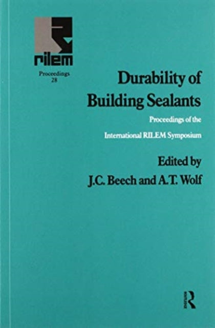 Book cover of: Durability of Building Sealants. By: J. C. Beech