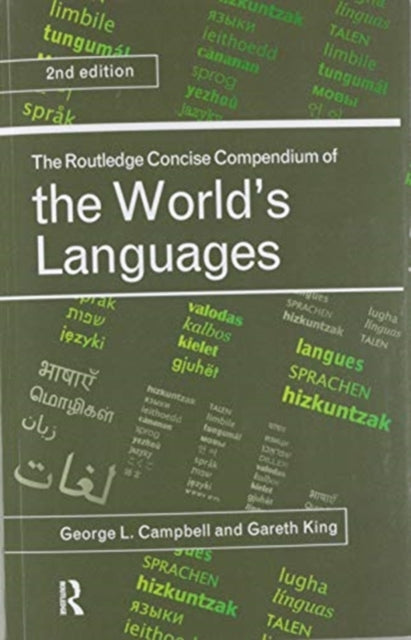Book cover of: Routledge Concise Compendium of the World's Languages. By: George L. Campbell