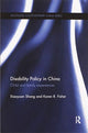 Book cover of: Disability Policy in China. By: Xiaoyuan Shang