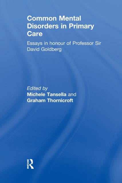 Book cover of: Common Mental Disorders in Primary Care