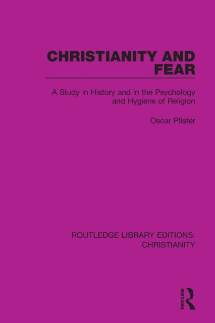 Book cover of: Christianity and Fear. By: Oscar Pfister