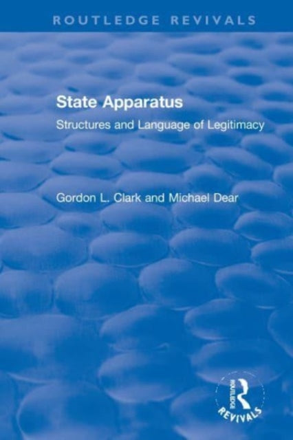 Book cover of: State Apparatus. By: Gordon L. Clark