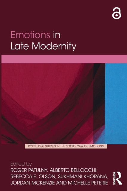 Book cover of: Emotions in Late Modernity. By: Roger Patulny
