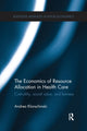 Book cover of: Economics of Resource Allocation in Health Care. By: Andrea Klonschinski
