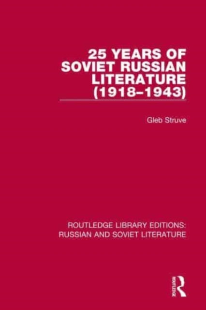 Book cover of: Routledge Library Editions: Russian and Soviet Literature