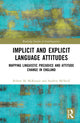 Book cover of: Implicit and Explicit Language Attitudes. By: Robert M. McKenzie