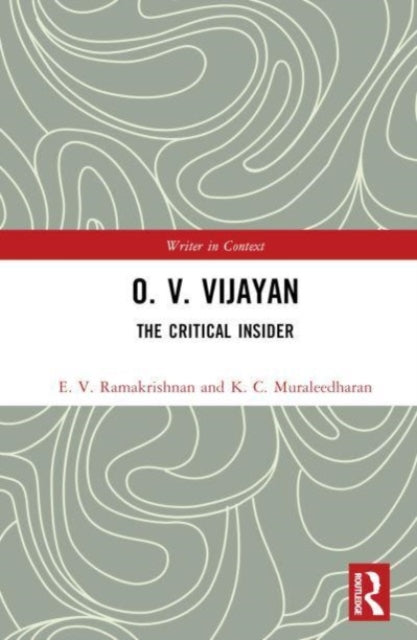 Book cover of: O. V. Vijayan. By: E. V. Ramakrishnan
