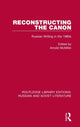 Book cover of: Reconstructing the Canon. By: Arnold B. McMillin