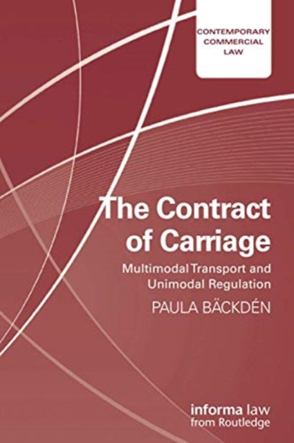 Book cover of: Contract of Carriage. By: Paula Bäckdén