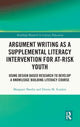 Book cover of: Argument Writing as a Supplemental Literacy Intervention for At-Risk Youth. By: Margaret Sheehy