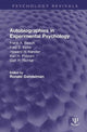 Book cover of: Autobiographies in Experimental Psychology. By: Frank A. Beach