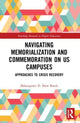 Book cover of: Navigating Memorialization and Commemoration on U.S. Campuses. By: Mahauganee D. Shaw Bonds