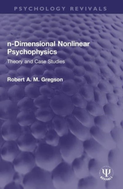 Book cover of: n-Dimensional Nonlinear Psychophysics. By: Gregson, R. A. M.