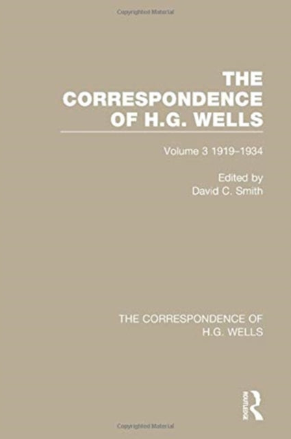 Book cover of: Correspondence of H.G. Wells. By: David C. Smith