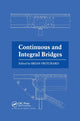 Book cover of: Continuous and Integral Bridges. By: Brian Pritchard