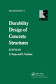 Book cover of: Durability Design of Concrete Structures. By: Asko Sarja