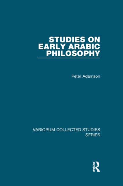 Book cover of: Studies on Early Arabic Philosophy