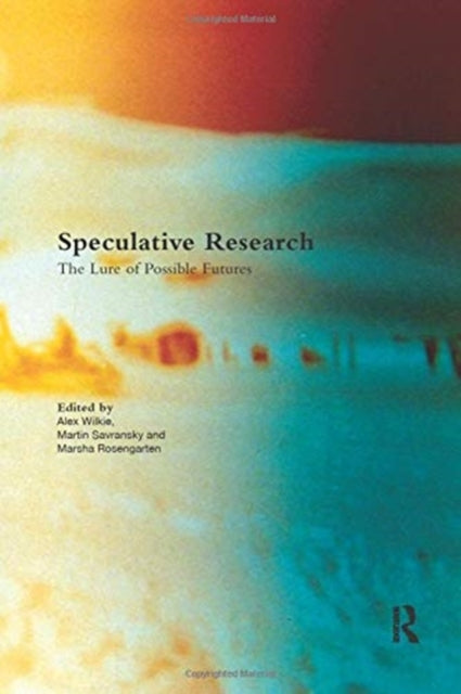 Book cover of: Speculative Research. By: Alex Wilkie