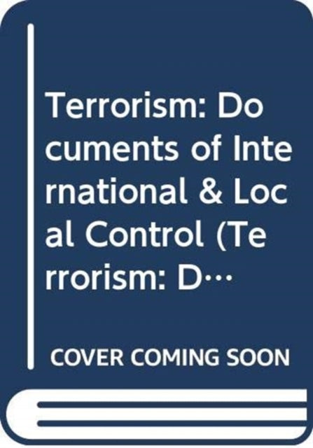Book cover of: Terrorism: First Series, Volume 75