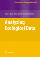 Book cover of: Analyzing Ecological Data. By: Alain F. Zuur
