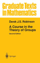 Book cover of: Course in the Theory of Groups