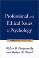 Book cover of: Professional and Ethical Issues in Psychology