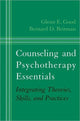 Book cover of: Counseling and Psychotherapy Essentials. By: Glenn E. Good