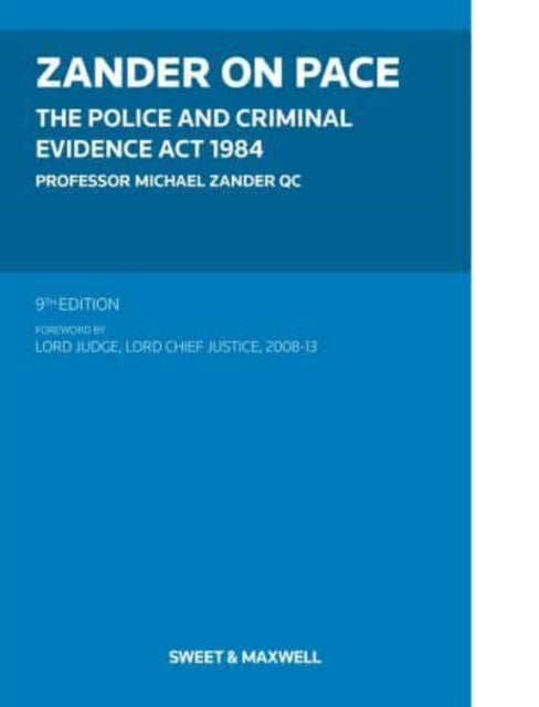 Book cover of: Zander on PACE. By: Michael Zander
