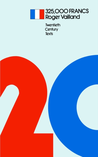 Book cover of: 325,000 Francs. By: Roger Vailland