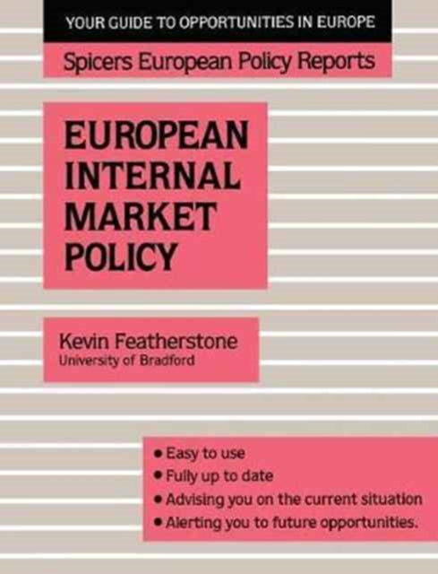 Book cover of: Spicers;Europ Internal Mar Pol. By: Keith Featherstone