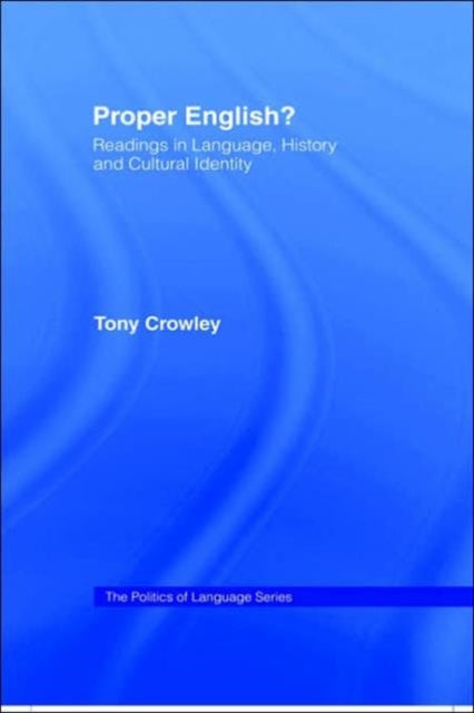 Book cover of: Proper English