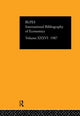 Book cover of: IBSS: Economics: 1987 Volume 36. By: British Library