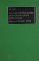 Book cover of: IBSS: Anthropology: 1988 Vol 34. By: British Library