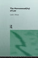 Book cover of: Homosexual(ity) of law