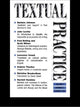 Book cover of: Textual Practice. By: Terence Hawkes